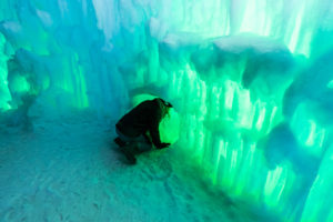 Ice Castles in North Woodstock, New Hampshire, USA