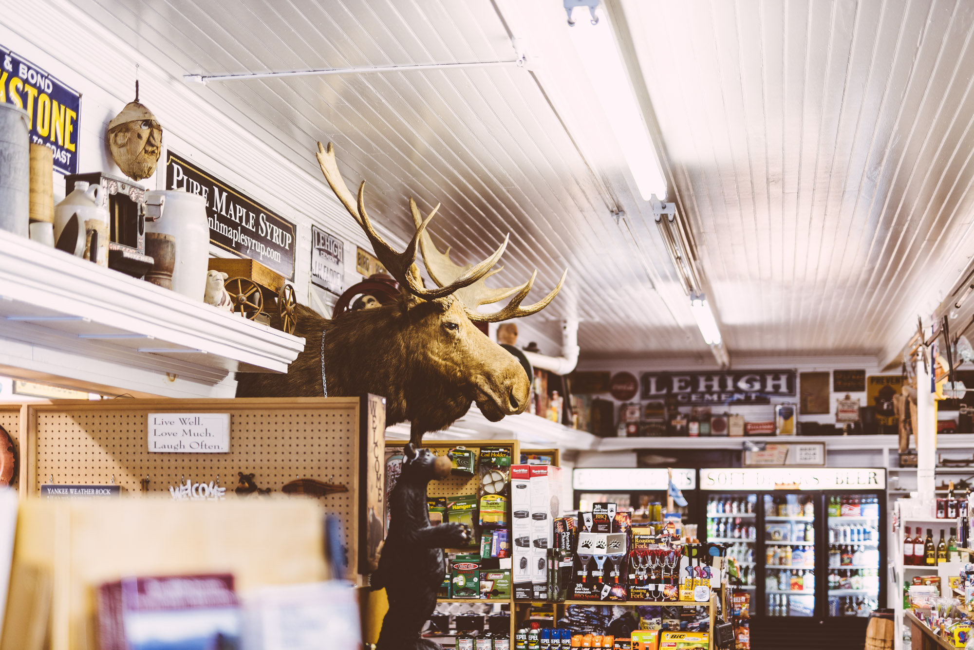 Visit an authentic General Store in Lincoln, New Hampshire, USA