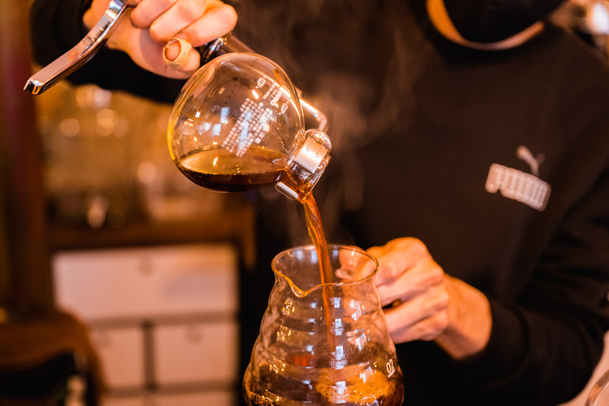 Pour over coffee at BEAT BREW BAR Café de Especialidad y Kombucha Artesana in Valencia, Spain - Best Things To Do - Jeff On The Road