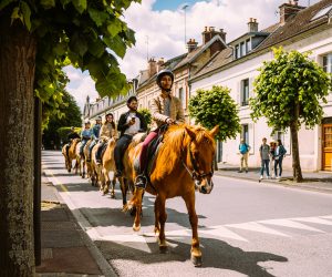 Horseback Riding in the streets of Chantilly - Best Day Trip From Paris