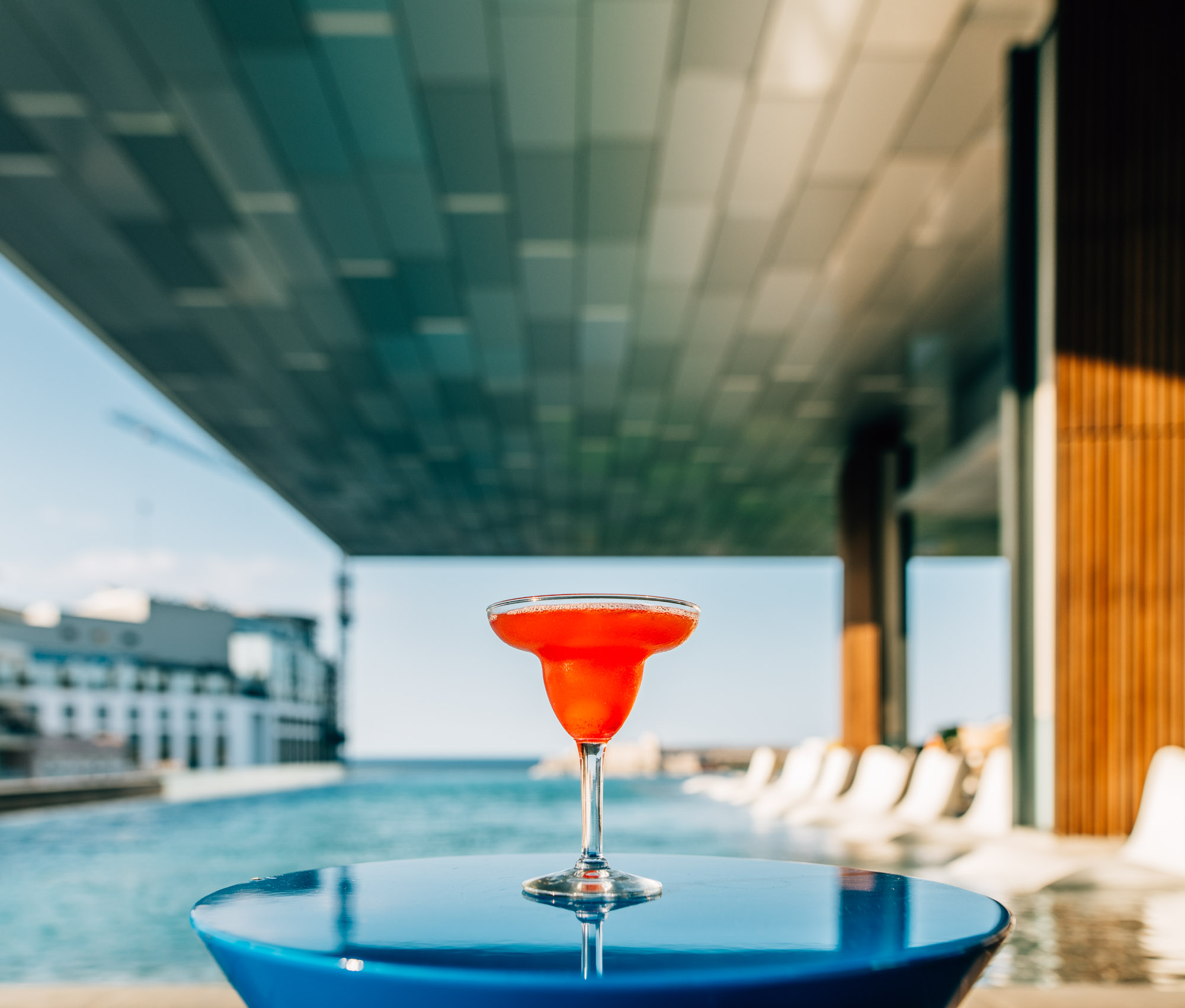 Drink at  the rooftop pool looking out Prado Avenue at Iberostar Grand Packard Hotel - Havana Best Things To Do - Cuba