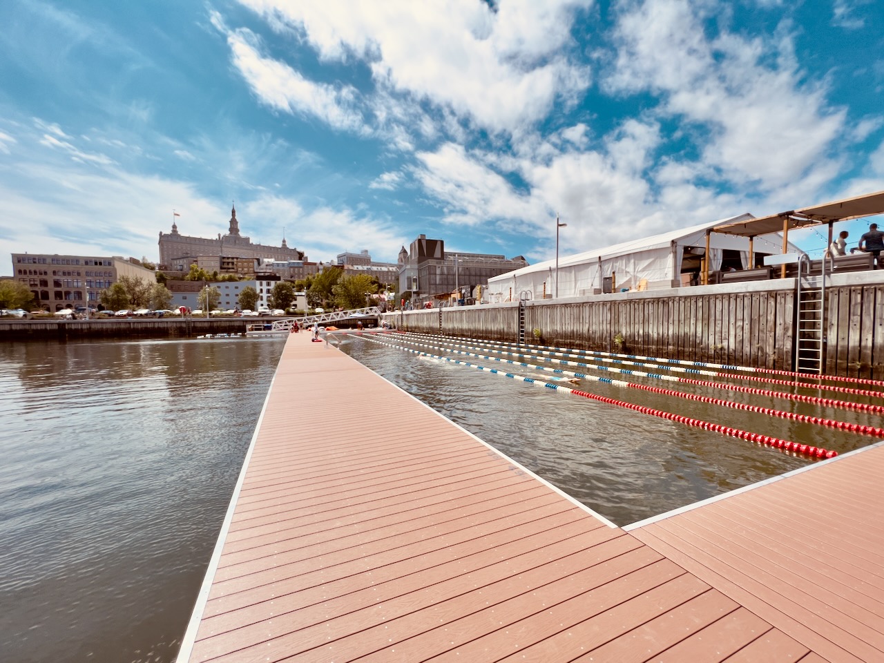 Oasis Port de Quebec - urban swimming - Best Things to do in Quebec city 