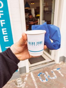 Coffee at Blue Zone Espresso in Zandvoort - Netherlands - Europe
