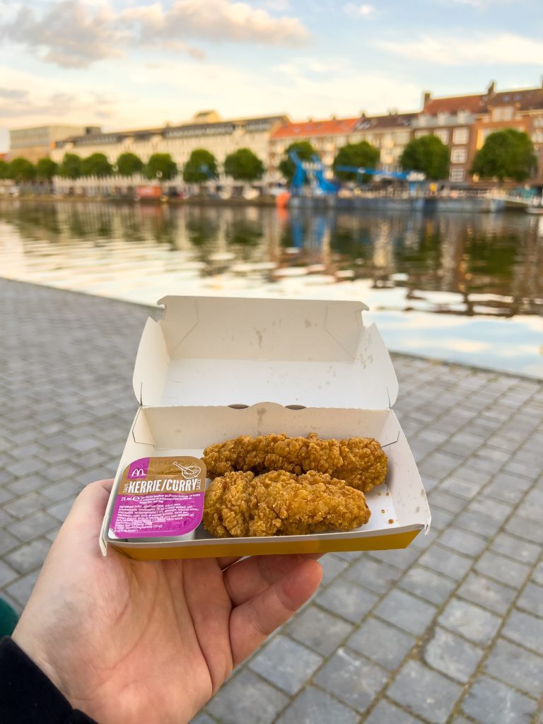 Dutch McDonald's meal in Holland - Rotterdam - Netherlands - Europe