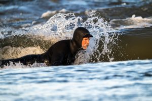 Closeup portrait of a surfer at 800mm using the Nikon Z 800mm Review